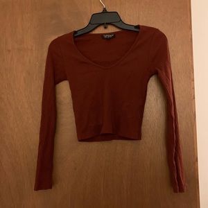 Top shop V Neck Crop Top